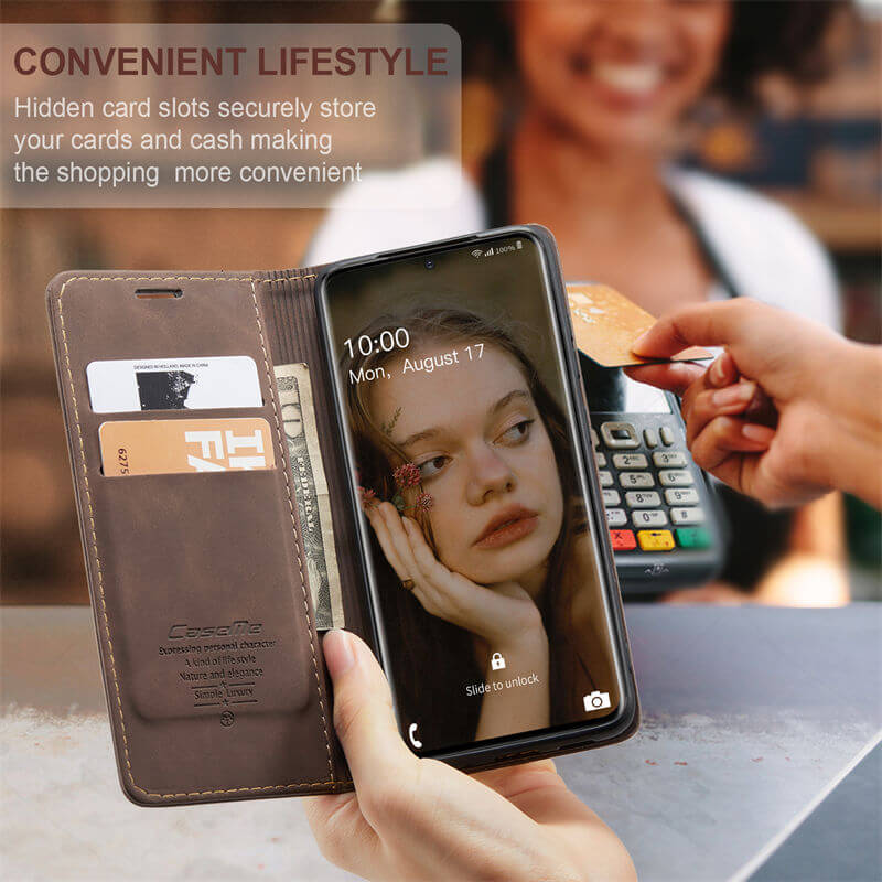 CaseMe Samsung Galaxy S20 Wallet Suede Leather Case - Image 7