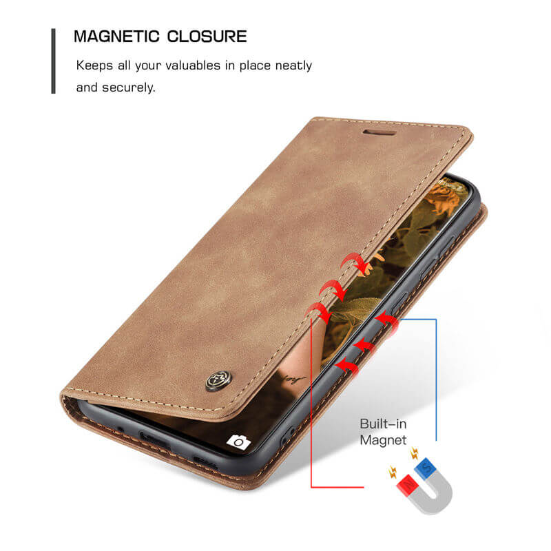 CaseMe Samsung Galaxy S20 Wallet Suede Leather Case - Image 6
