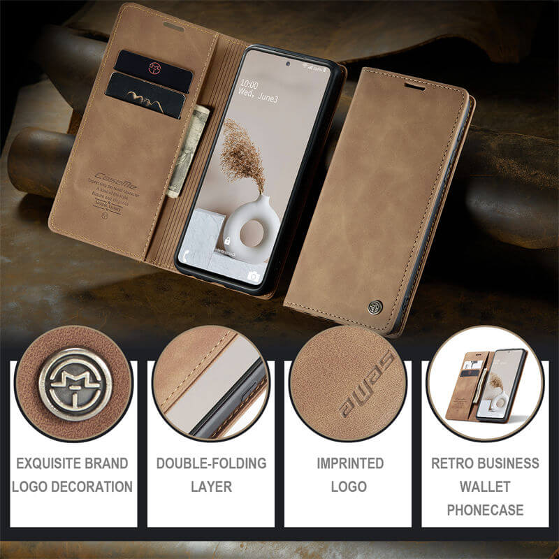 CaseMe Samsung Galaxy S20 FE Wallet Suede Leather Case - Image 10