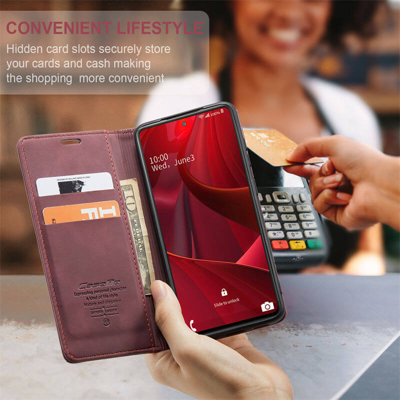 CaseMe Samsung Galaxy S20 FE Wallet Suede Leather Case - Image 7