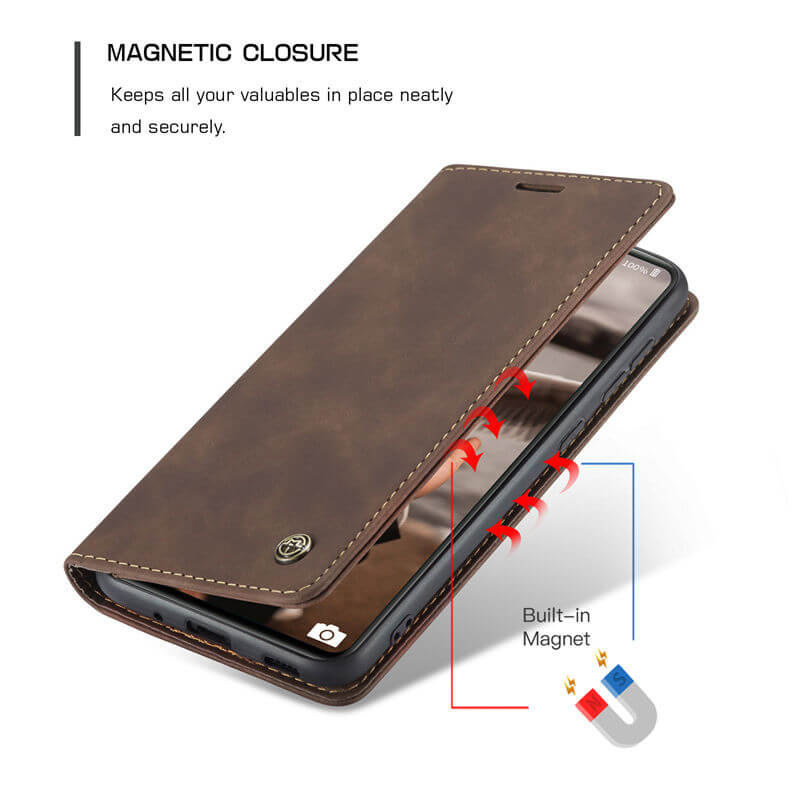 CaseMe Samsung Galaxy S20 FE Wallet Suede Leather Case - Image 6