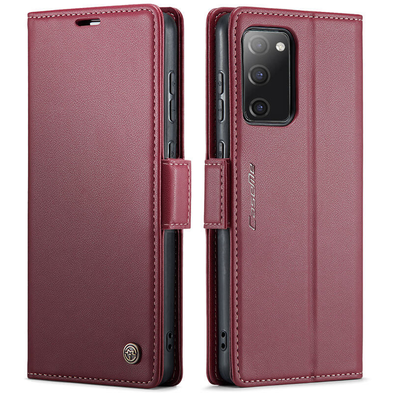 CaseMe Samsung Galaxy S20 FE Wallet RFID Blocking Magnetic Buckle Case - Image 12