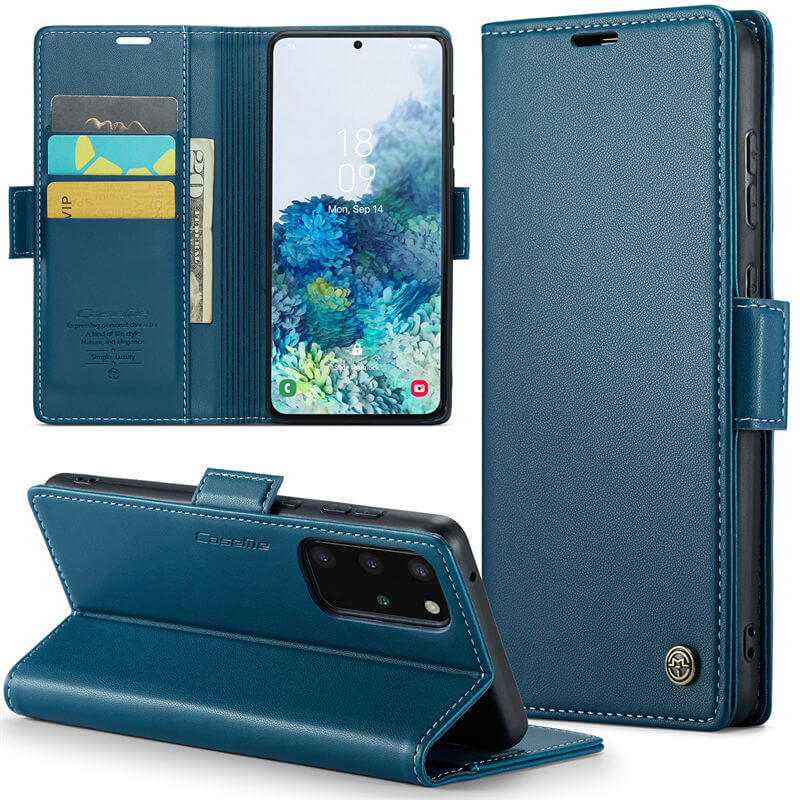 CaseMe Samsung Galaxy S20 Plus Wallet RFID Blocking Magnetic Buckle Case - Image 13