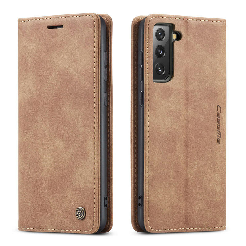 CaseMe Samsung Galaxy S21 Plus Wallet Suede Leather Case - Image 11