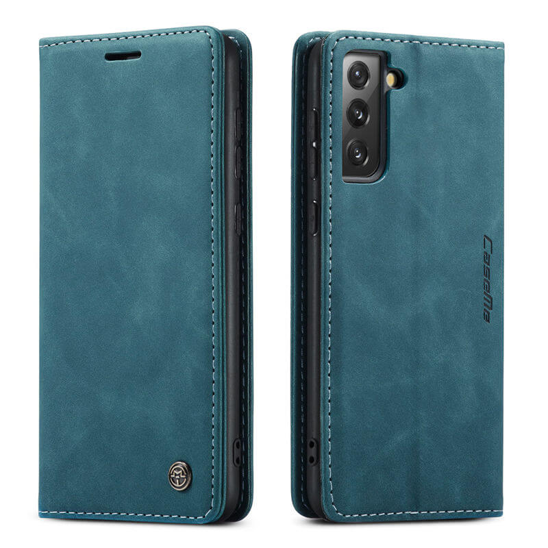 CaseMe Samsung Galaxy S21 Wallet Suede Leather Case - Image 11
