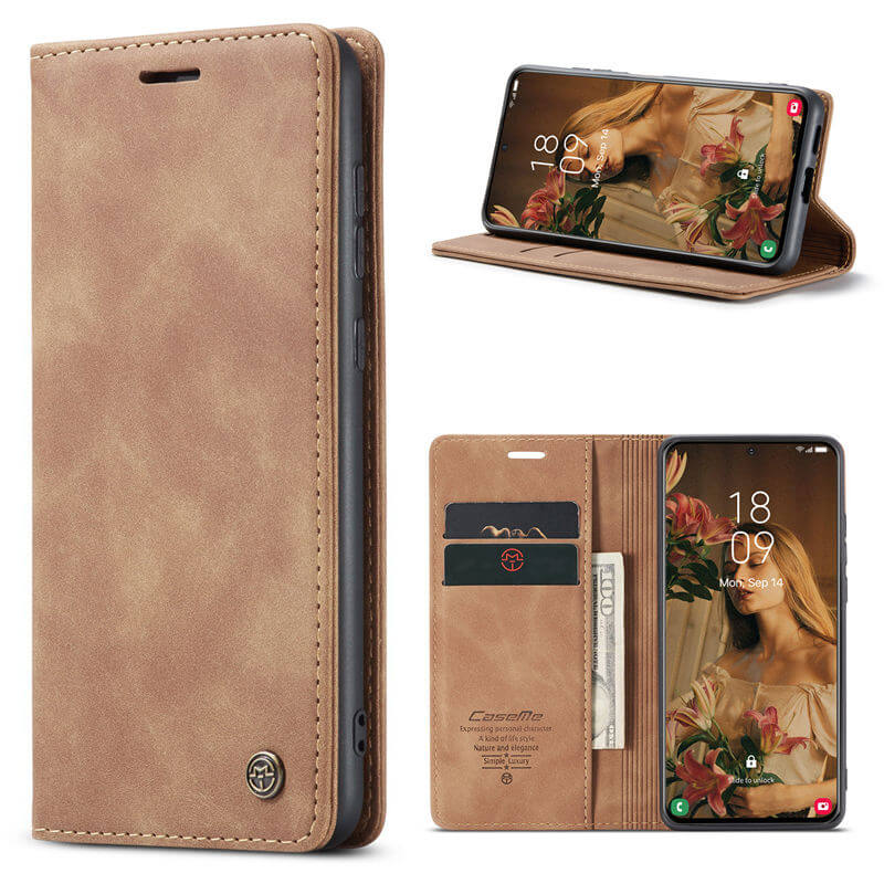 CaseMe Samsung Galaxy S21 Wallet Suede Leather Case - Image 12