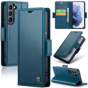 CaseMe Samsung Galaxy S21 Plus Wallet RFID Blocking Magnetic Buckle Case