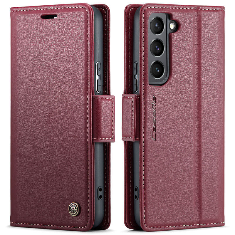 CaseMe Samsung Galaxy S21 Plus Wallet RFID Blocking Magnetic Buckle Case - Image 12