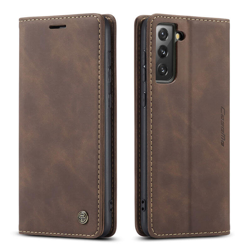 CaseMe Samsung Galaxy S21 FE Wallet Suede Leather Case - Image 11