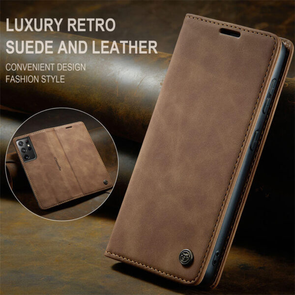 Alternative view of CaseMe Samsung Galaxy S21 Ultra Wallet Suede Leather Case