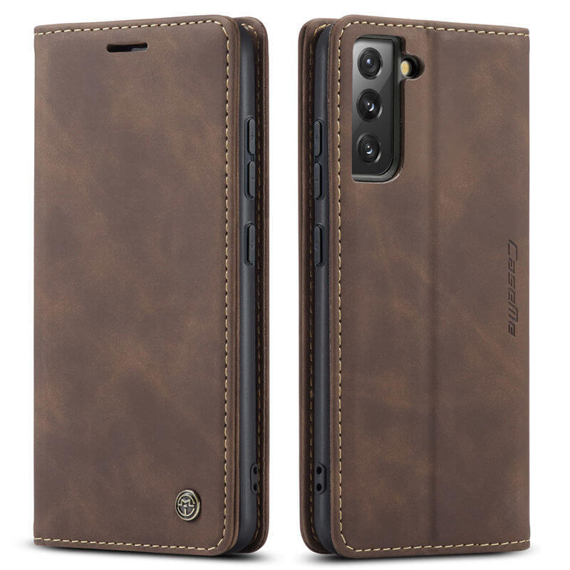 CaseMe Samsung Galaxy S22 Wallet Suede Leather Case - Image 10