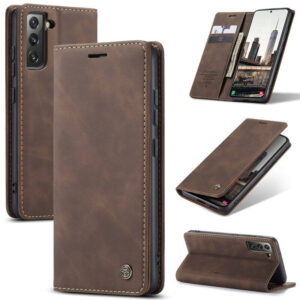 CaseMe Samsung Galaxy S22 Plus Wallet Suede Leather Case