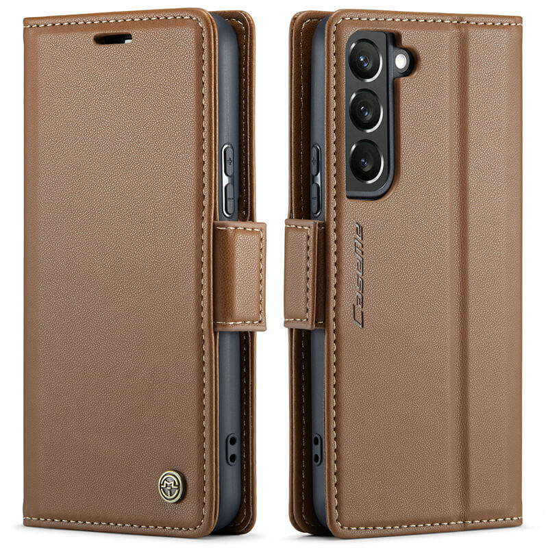 CaseMe Samsung Galaxy S22 Wallet RFID Blocking Magnetic Buckle Case - Image 12