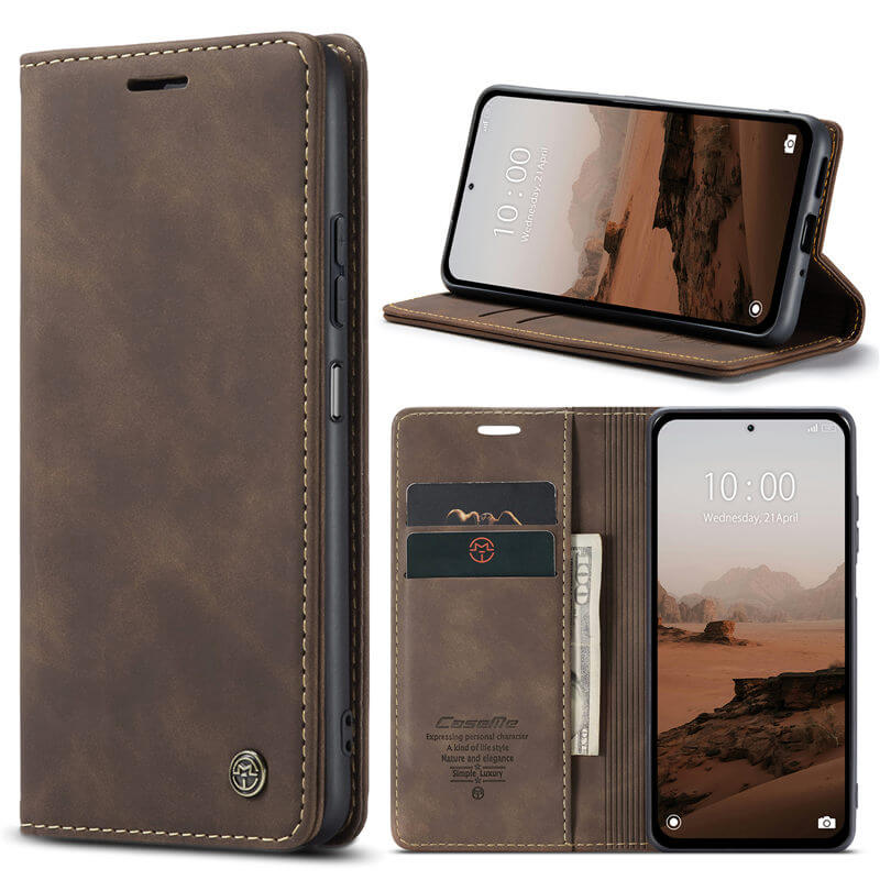 CaseMe Xiaomi Redmi Note 13 5G Wallet Suede Leather Case - Image 13
