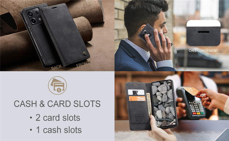 CaseMe Xiaomi Redmi Note 13 Pro 5G Wallet Case