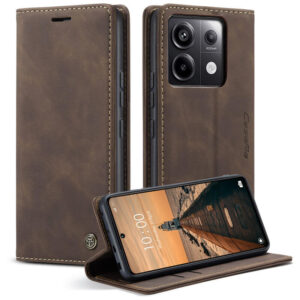 CaseMe Xiaomi Redmi Note 13 Pro 5G Wallet Suede Leather Case