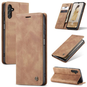 CaseMe Samsung Galaxy A14 Wallet Suede Leather Case