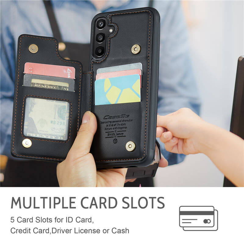 CaseMe Samsung Galaxy A15 RFID Blocking Card Holder Case - Image 4