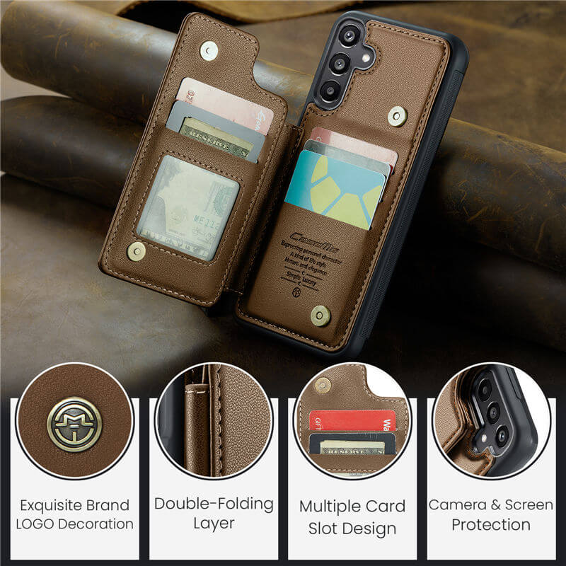 CaseMe Samsung Galaxy A15 RFID Blocking Card Holder Case - Image 10