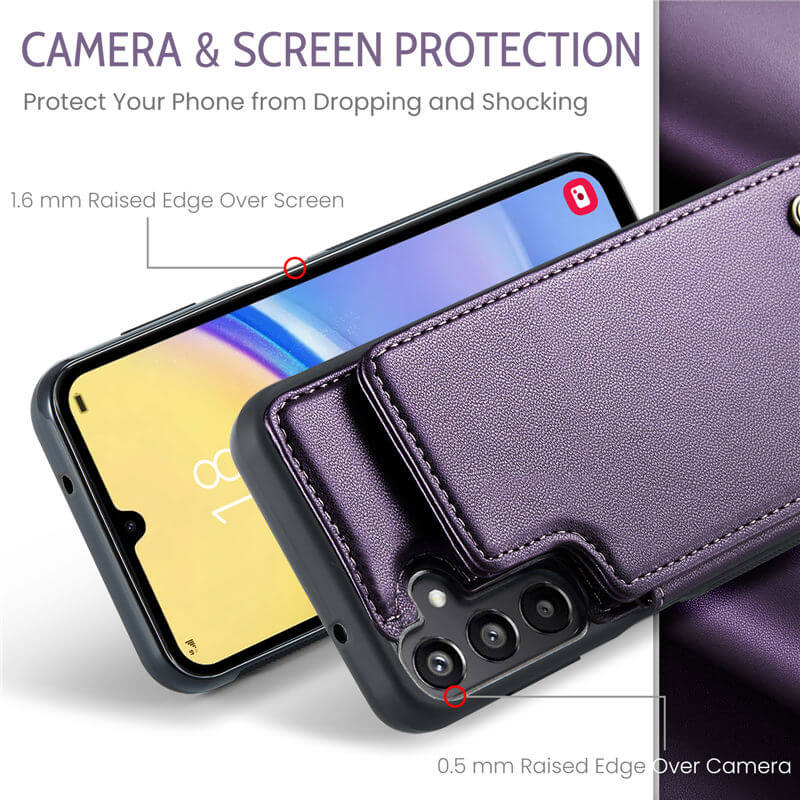 CaseMe Samsung Galaxy A15 RFID Blocking Card Holder Case - Image 7