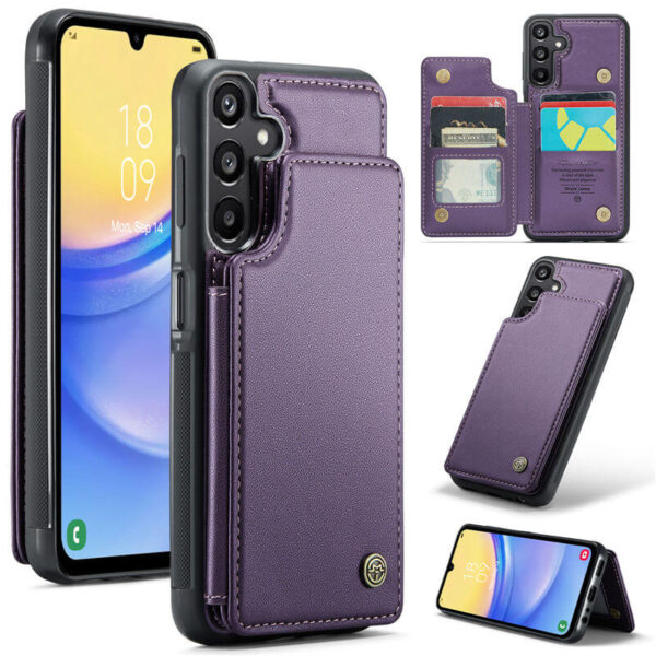CaseMe Samsung Galaxy A15 RFID Blocking Card Holder Case