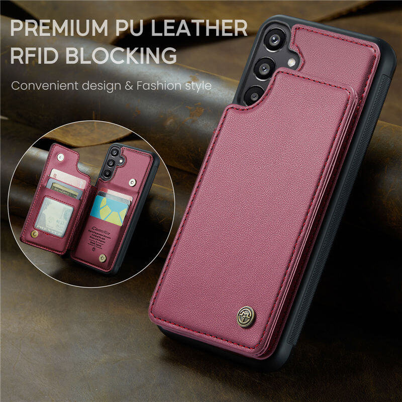 CaseMe Samsung Galaxy A15 RFID Blocking Card Holder Case - Image 3