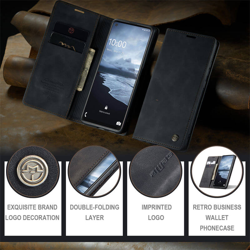 CaseMe Samsung Galaxy A21S Wallet Suede Leather Case - Image 9