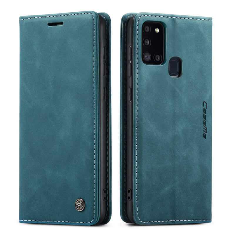 CaseMe Samsung Galaxy A21S Wallet Suede Leather Case - Image 10