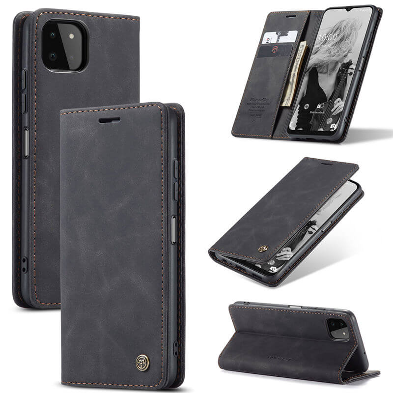 CaseMe Samsung Galaxy A22 5G Wallet Suede Leather Case