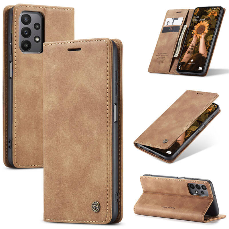 CaseMe Samsung Galaxy A23 Wallet Suede Leather Case