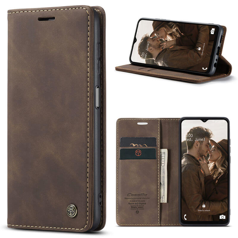 CaseMe Samsung Galaxy A23 Wallet Suede Leather Case - Image 12