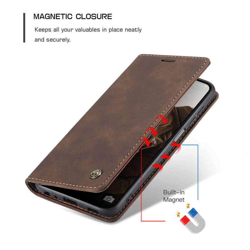 CaseMe Samsung Galaxy A23 Wallet Suede Leather Case - Image 7