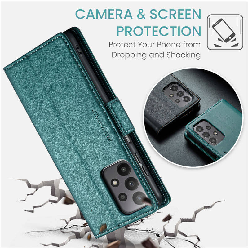CaseMe Samsung Galaxy A23 Wallet RFID Blocking Magnetic Buckle Case - Image 10