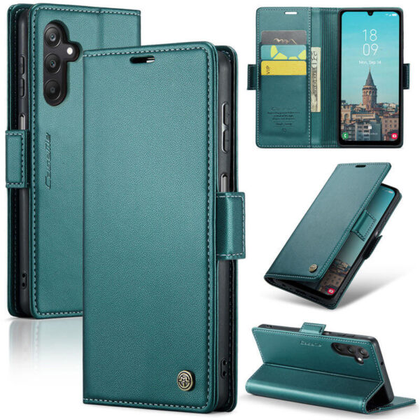 CaseMe Samsung Galaxy A25 Wallet RFID Blocking Magnetic Buckle Case