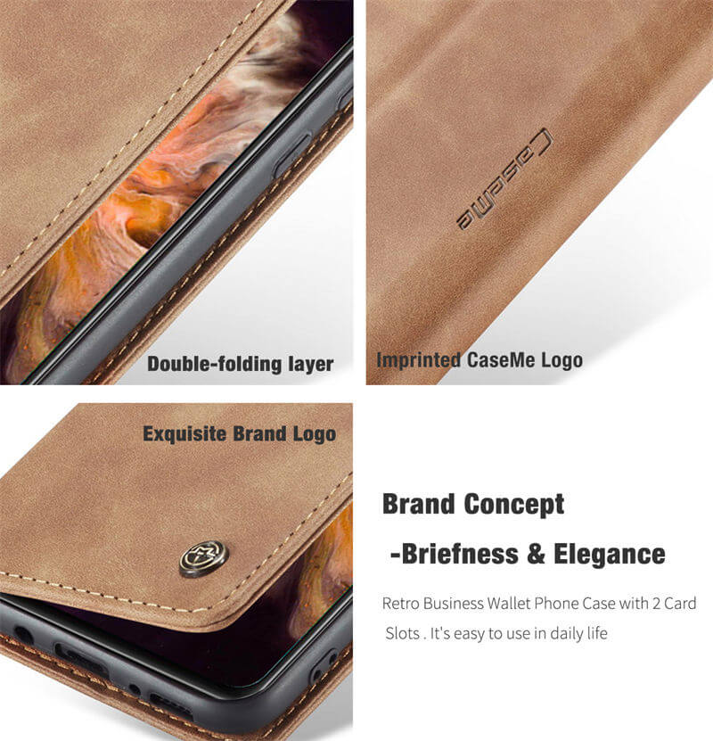 CaseMe Samsung Galaxy A31 Wallet Suede Leather Case - Image 8