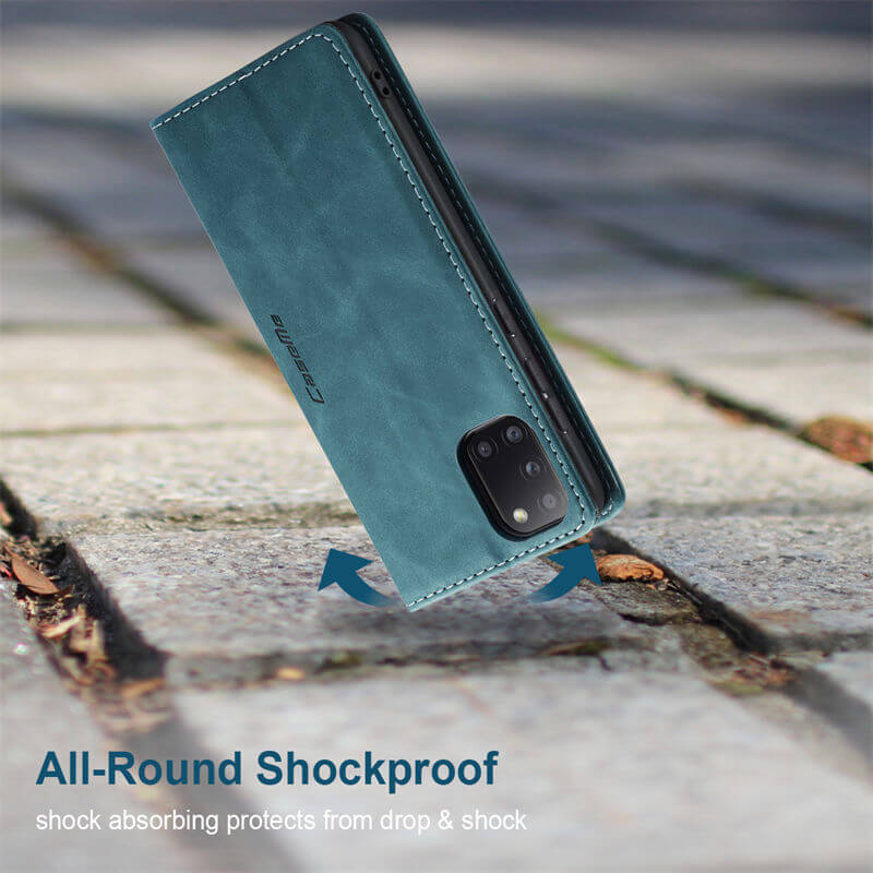 CaseMe Samsung Galaxy A31 Wallet Suede Leather Case - Image 7