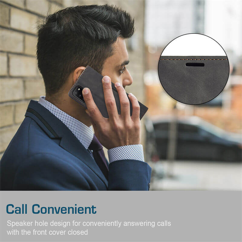 CaseMe Samsung Galaxy A31 Wallet Suede Leather Case - Image 6