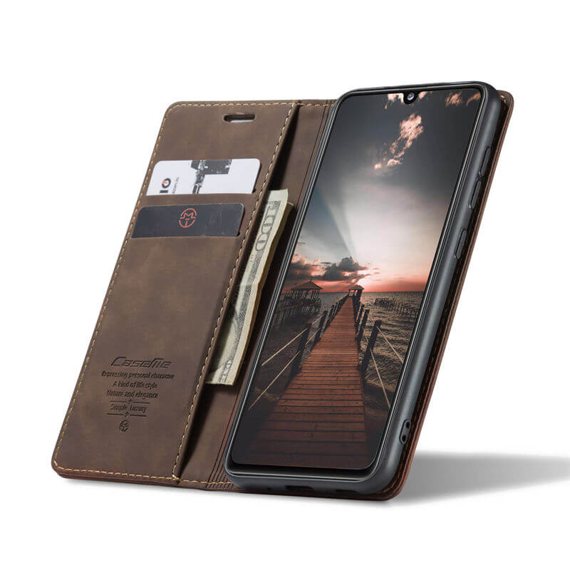 CaseMe Samsung Galaxy A31 Wallet Suede Leather Case - Image 9