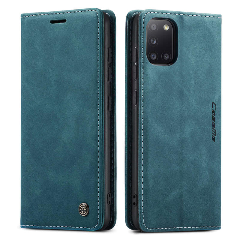 CaseMe Samsung Galaxy A31 Wallet Suede Leather Case - Image 12