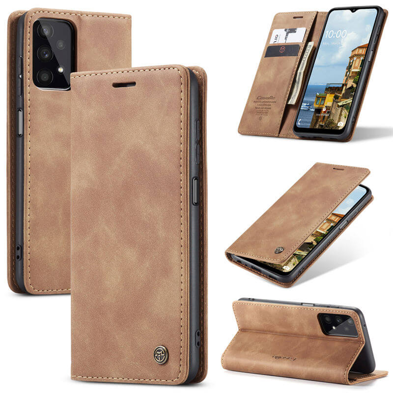 CaseMe Samsung Galaxy A32 5G Wallet Suede Leather Case