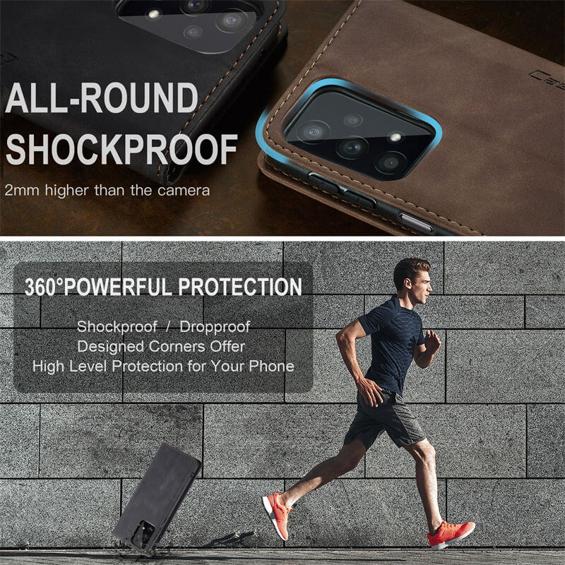 CaseMe Samsung Galaxy A32 5G Wallet Suede Leather Case - Image 8
