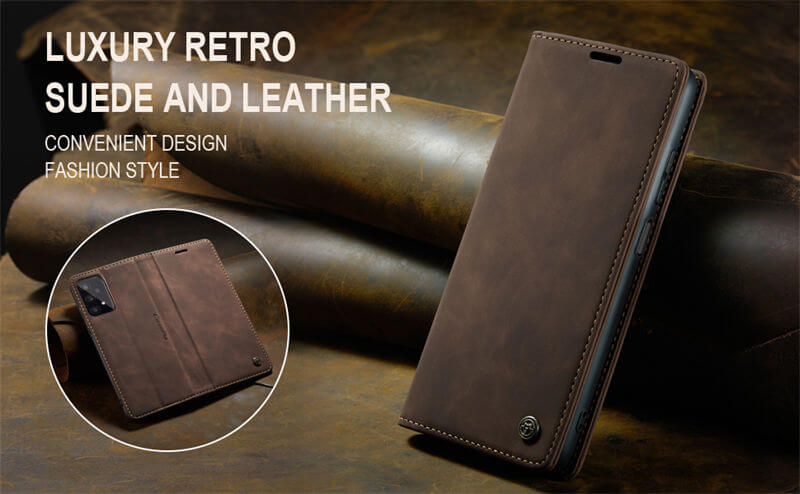 CaseMe Samsung Galaxy A32 5G Wallet Suede Leather Case