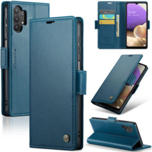CaseMe Samsung Galaxy A32 5G Wallet RFID Blocking Magnetic Buckle Case