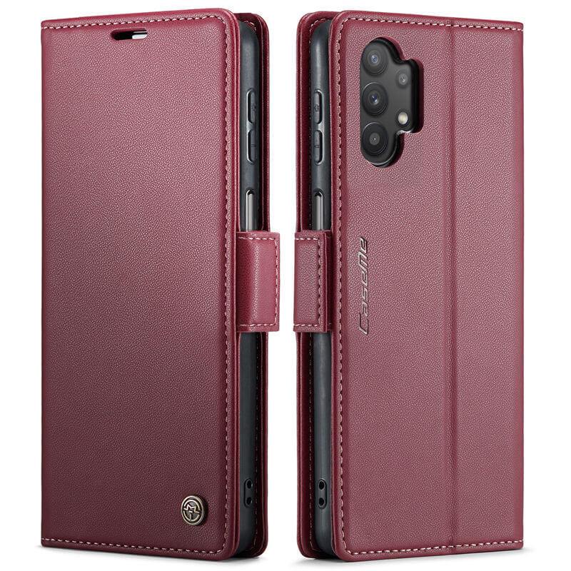 CaseMe Samsung Galaxy A32 5G Wallet RFID Blocking Magnetic Buckle Case - Image 12