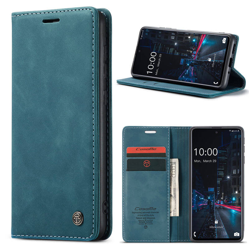 CaseMe Samsung Galaxy A33 5G Wallet Suede Leather Case - Image 11