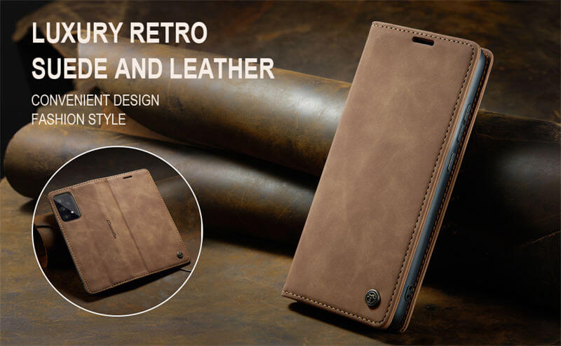 CaseMe Samsung Galaxy A33 5G Wallet Suede Leather Case