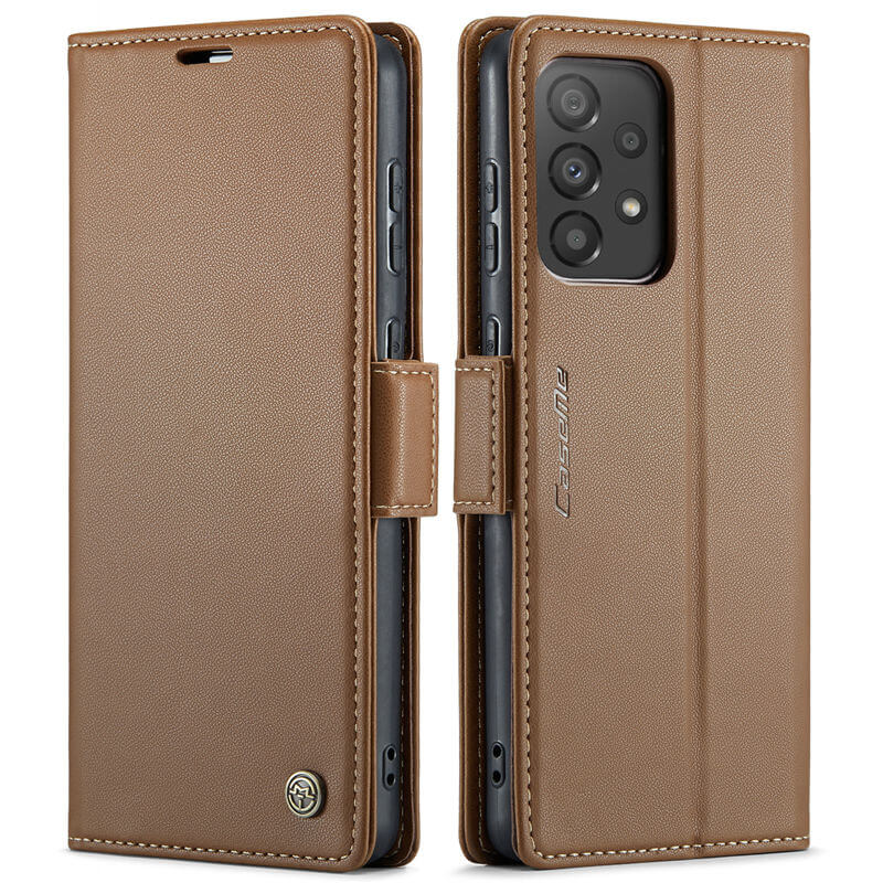 CaseMe Samsung Galaxy A33 5G Wallet RFID Blocking Magnetic Buckle Case - Image 12