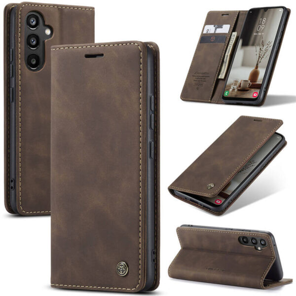 CaseMe Samsung Galaxy A34 Wallet Suede Leather Case