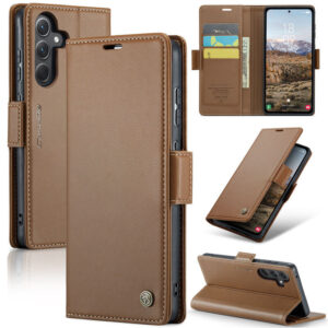 CaseMe Samsung Galaxy A35 Wallet RFID Blocking Magnetic Buckle Case