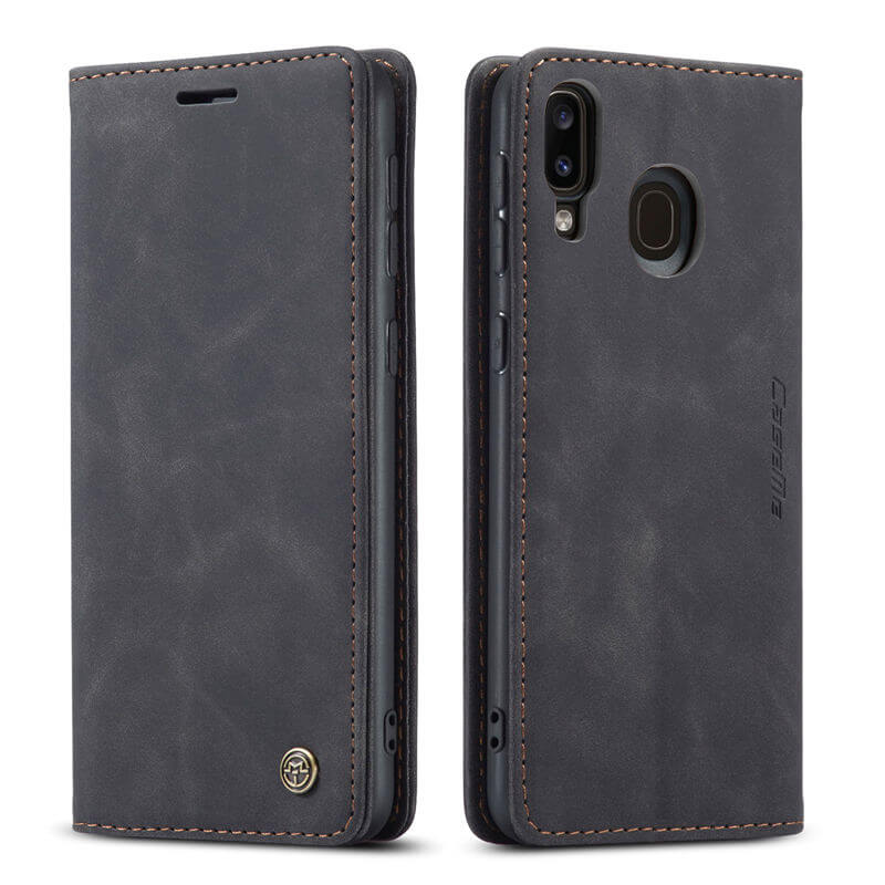 CaseMe Samsung Galaxy A40 Wallet Suede Leather Case - Image 10